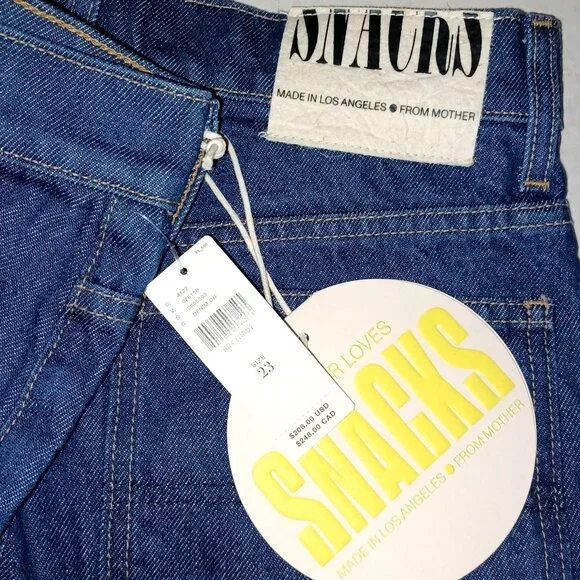 SNACKS! Mother The Fun Dip Utility Puddle Jeans - Picture 5 of 7